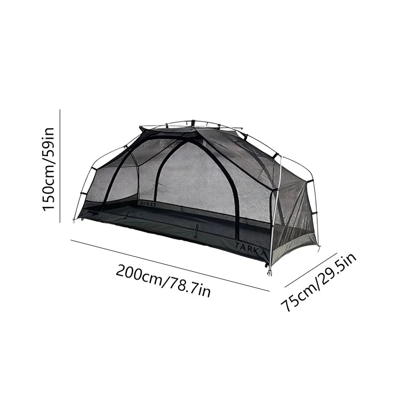 Survival Gear Equipment Ultralight 1 Person Trip Tent Quick Setup 2 Layer Portable Hiking Shelter Must Have Camping Accessories