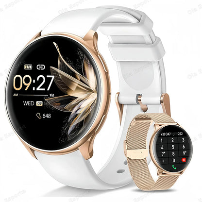 Women Bluetooth Call Smart Watch Heart Rate Blood Oxygen Monitor Smartwatches Waterproof Sports Men Smartwatch For Android IOS