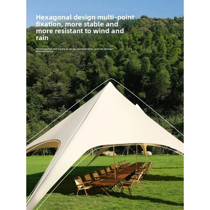 Tent, Large Outdoor Giant Camp, Rain and Sun Protection, Suitable for Outdoor Camping