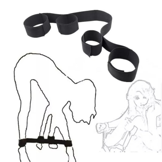 Sex Toys For Woman Couples Handcuffs Set BDSM Bondage Gear Bed Restraints Rope Strap Adult Game Goods Wrists & Ankle Cuffs