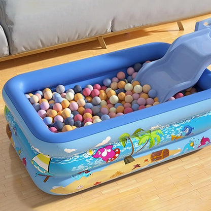 Inflatable Swimming Pool Large Family Pools 120cm Rectangle Framed Children Swimming Pool Summer Outdoor Pool Baby Bathtub Toys
