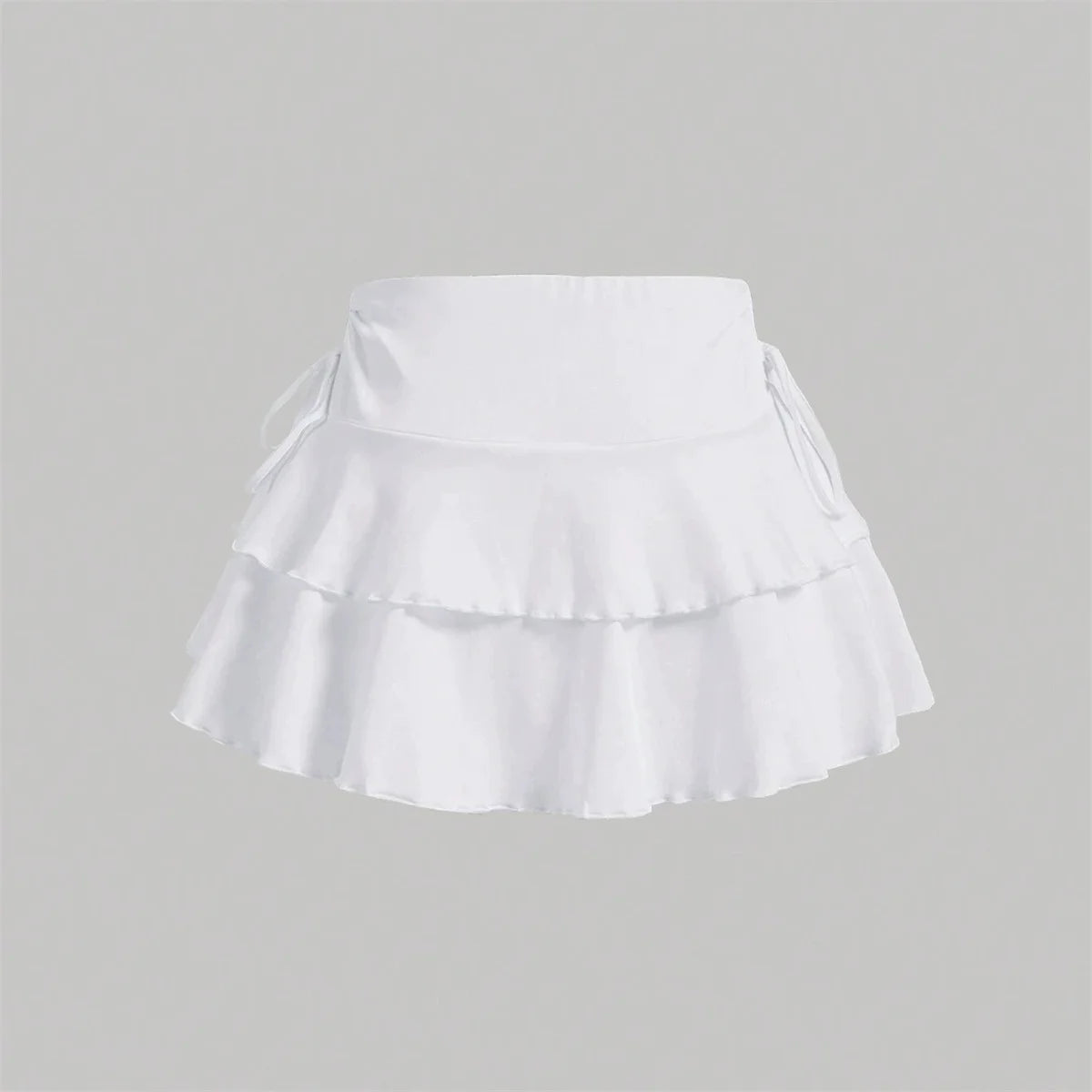 Women's High Waisted Solid Color Mini Skirt Summer Fashion Outdoor Versatile Slim Fit Elastic Waist Short Skirt Streetwear 2026