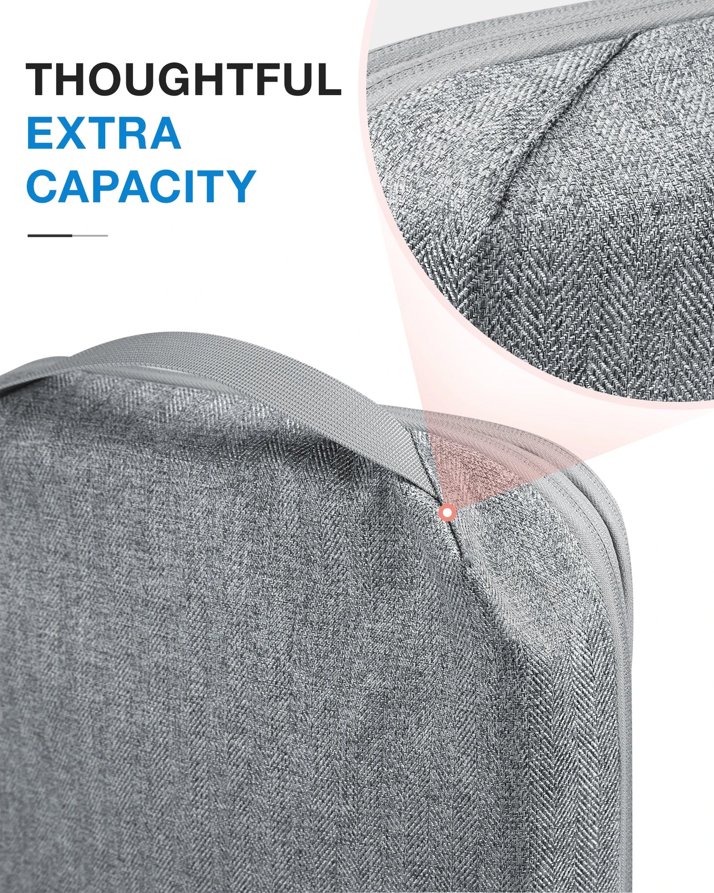 BAGSMART Compression Packing Cubes Men Travel Expandable Luggage Organizer  Carry on Luggage Packing Organizers for Women