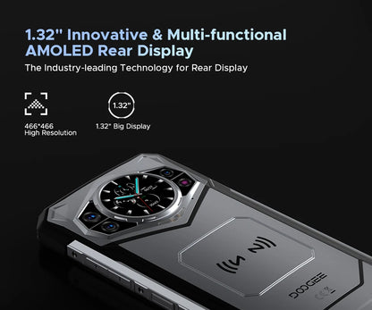 Global Version DOOGEE S200 5G Rugged Phone 12GB +256GB 6.72" Display 100MP AI Main Camera 10100mAh Mobilephone Android 16 NFC