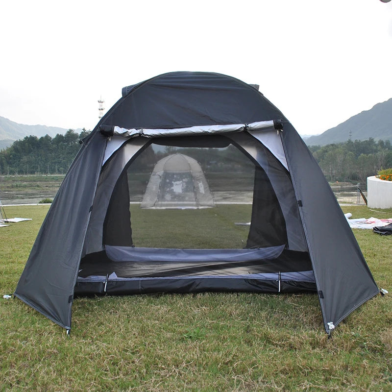 Camping Tent with Rainfly, 2, 3 Person Tent, Set up in 10 Mins, Weatherproof Tent for Camping, Festivals, Backyard, 2 Layers