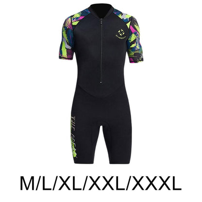 1.5mm Wetsuit Men,surf Dive Wetsuit Men Freediving Neoprene Wetsuit Short Sleeve Men for Surfing Diving Swimming Kayaking