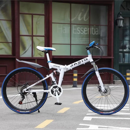 Mountain Bikes Adult Bikes Men's And Women's Variable Speed Bikes Dual Shock Absorbing Folding Mountain Bikes Student Bikes