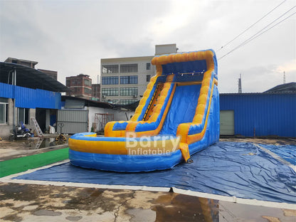 Commercial Water Park Waterslide Inflatable Kids Slide Pvc Toy Custom Inflatable Multiple Slides Children Water Slide With Pool