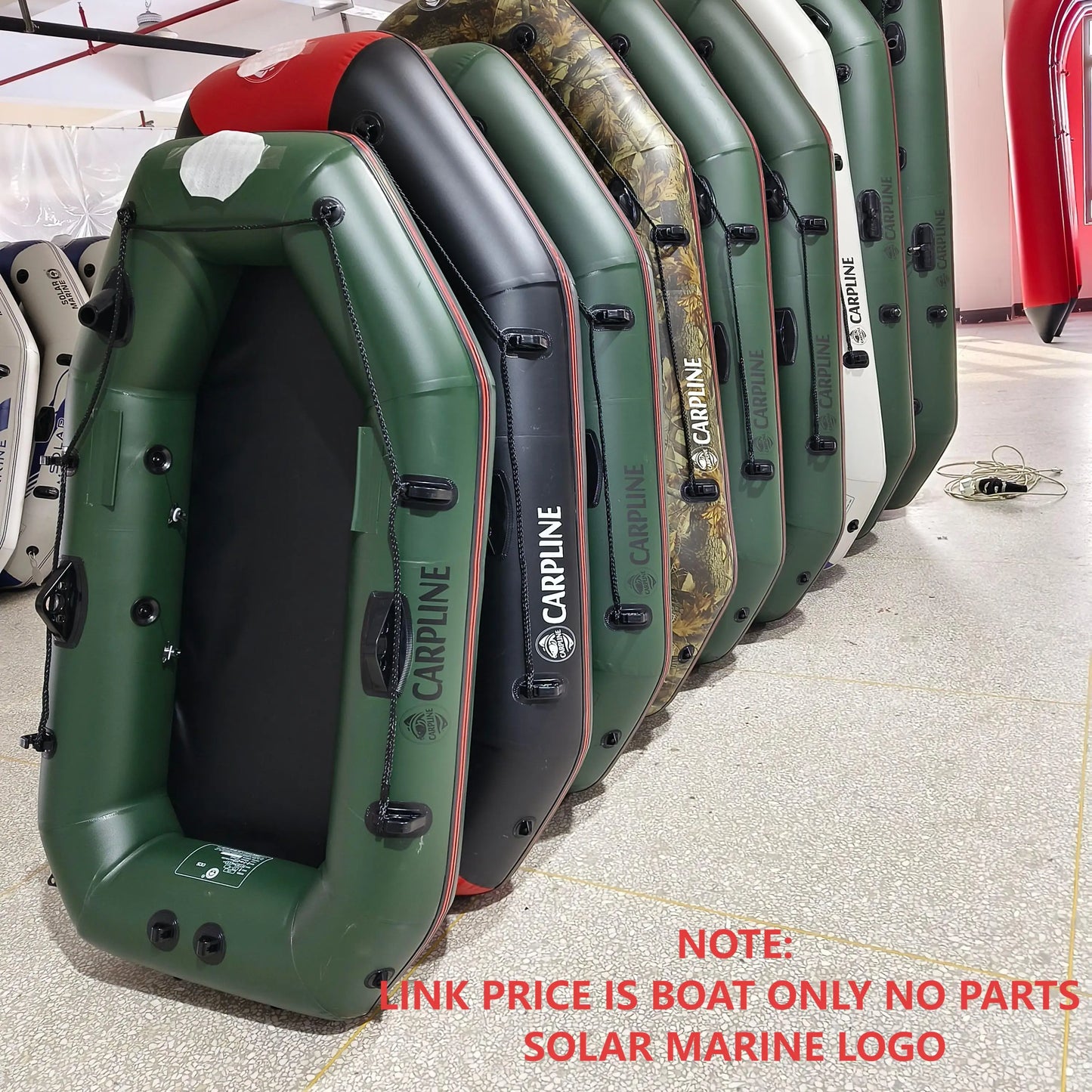 No Accessories Parts B175 Solar Marine 0.7 mm PVC Inflatable Rowing Fishing Boats One Person Kayak Canoe Dinghy Waterplay Craft