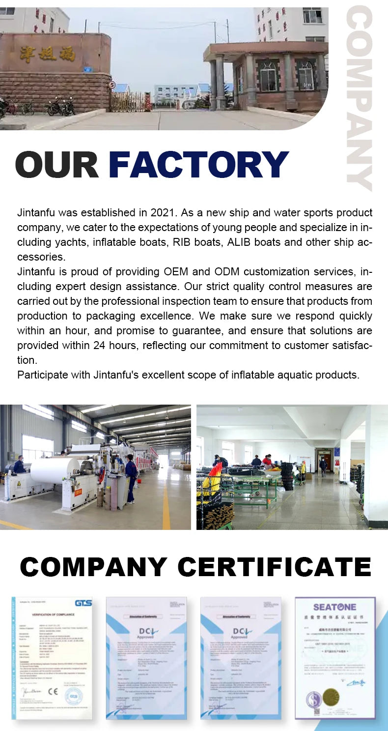 9ft-13ft Outdoor Drifting Rib Boat 300 390 Semi-Rigid Aluminum/Hypalon/PVC Inflatable Dinghy Orca