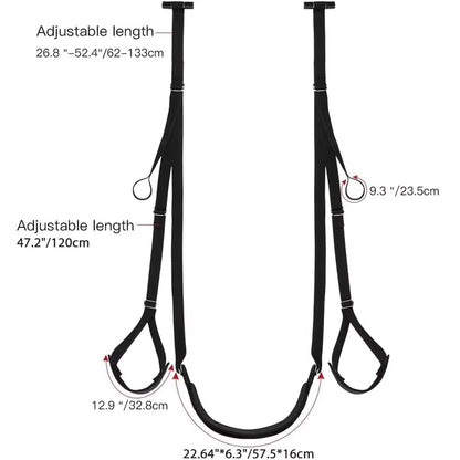 Door Sex Swings for Adult Couples Sex Position Furniture Adjustable Straps Bondage Restraint BDSM Sex Toy Sexyshop Erotic Toys
