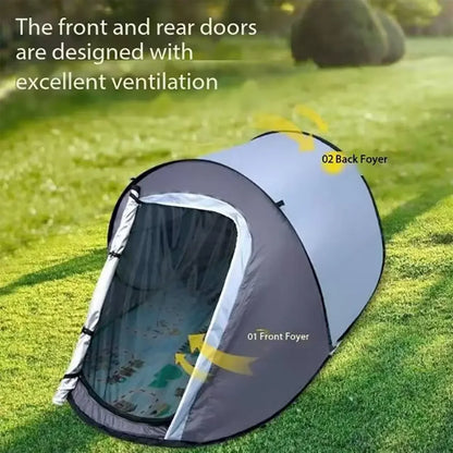 Sunscreen Tent For Outdoor , Automatic Installation-free Tent, Pop Up Tent,windproof sunscreen coating thickened camping tent