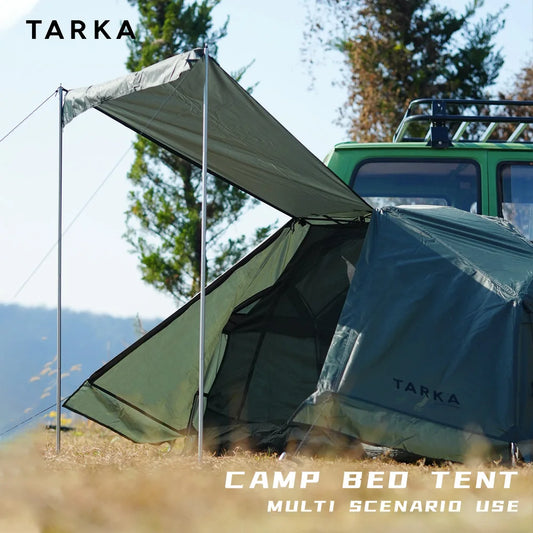 TARKA Camping Bed Tent Set  Inner Outer Tent for Wild Hiking Portable Solo Outdoor Camping Shelter One Person Tent ﻿