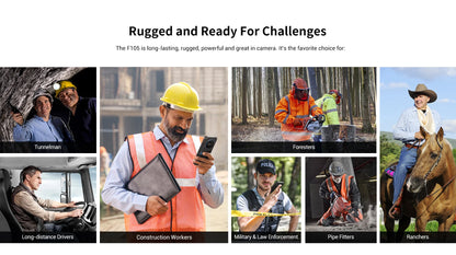 [World Premeire]FOSSiBOT F105 Rugged Smartphone Android 14 OS 10300mAh 12+64GB Mobile Phone 20 MP Camera 6.745" HD+ IPS Phone