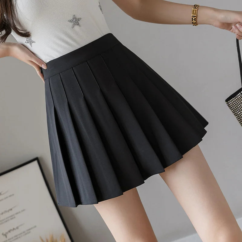 Pleated Skirt Autumn Winter Mini Skirts Womens 2024 Summer Plaid Skirt Tennis Skirt White Sexy Black Skirt Goth School Y2k Jupe