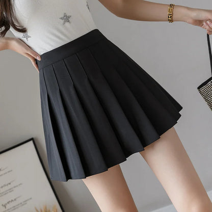 Pleated Skirt Autumn Winter Mini Skirts Womens 2024 Summer Plaid Skirt Tennis Skirt White Sexy Black Skirt Goth School Y2k Jupe