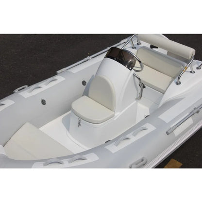 RIB Inflatable Boat Luxury Fiberglass Floor Hypalon/PVC Rescue Boat for Sport Leisure Lake Outdoor Entertainment