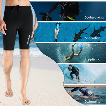 2mm Neoprene Wetsuit Shorts Men Thermal Wetsuit Pants for Surfing Diving Canoing Kayaking Men Wetsuit Shorts 2mm Wetsuit Shorts