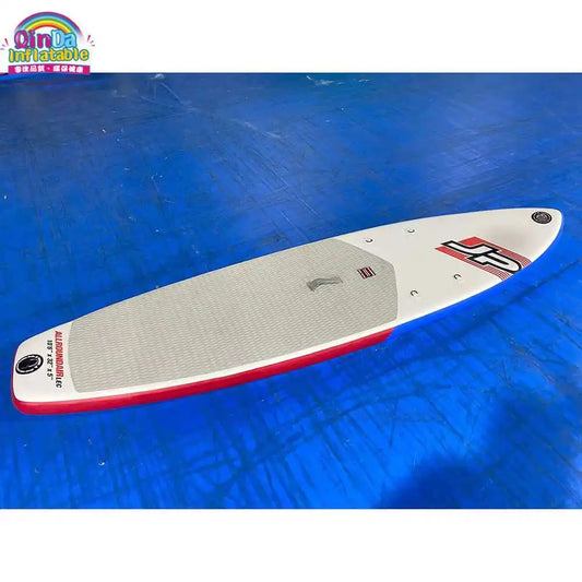 Water Paddle Boat PVC Tarpaulin Inflatable Surfing Board For Rental