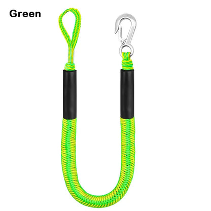 4FT Kayak Boat Bungee Elastic 3 Colors Watercraft Sea Doos Jet Ski Pontoon Power Boat Mooring Rope Outdoor Accessories