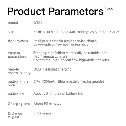 Professional Drone with 4K Dual Camera, Video Drone, Quadcopter, 360, Intelligent Obstacle Avoidance, Gift, New, 2022