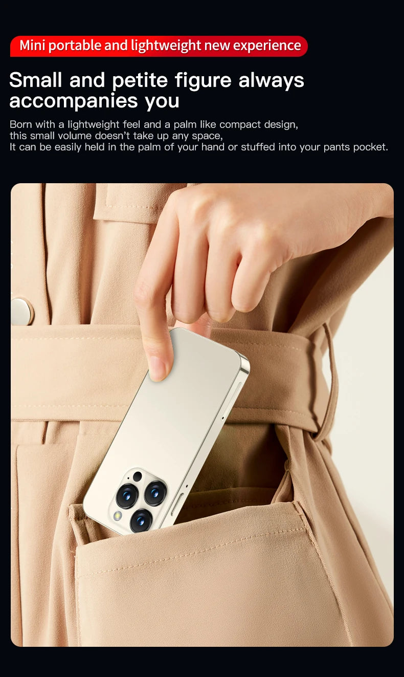 2025 NEW mini Android Smartphone 3.88" HD Display,4G LTE/3G WCDMA,4GB+128GB/2GB+16GB,2000mAh Battery Small Mobile Phone Unlocked