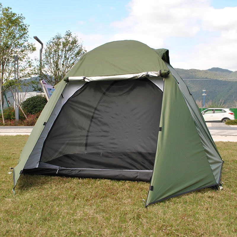 Camping Tent with Rainfly, 2, 3 Person Tent, Set up in 10 Mins, Weatherproof Tent for Camping, Festivals, Backyard, 2 Layers