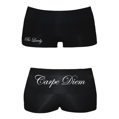 Gothic Letter Pattern Print Short Casual Harajuku Trash Punk Y2K Crop Bottoms Retro All-match High Street Slim Fit Women's Short