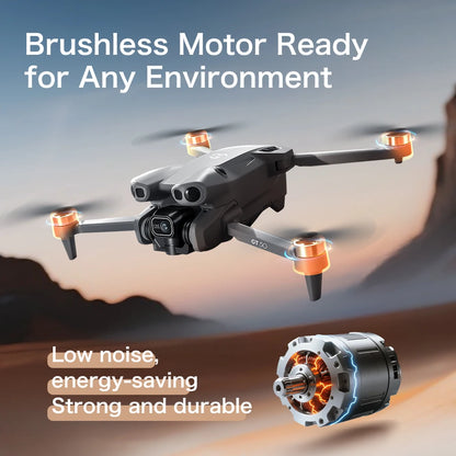 Professional Drone with 4K Dual Camera, Video Drone, Quadcopter, 360, Intelligent Obstacle Avoidance, Gift, New, 2022