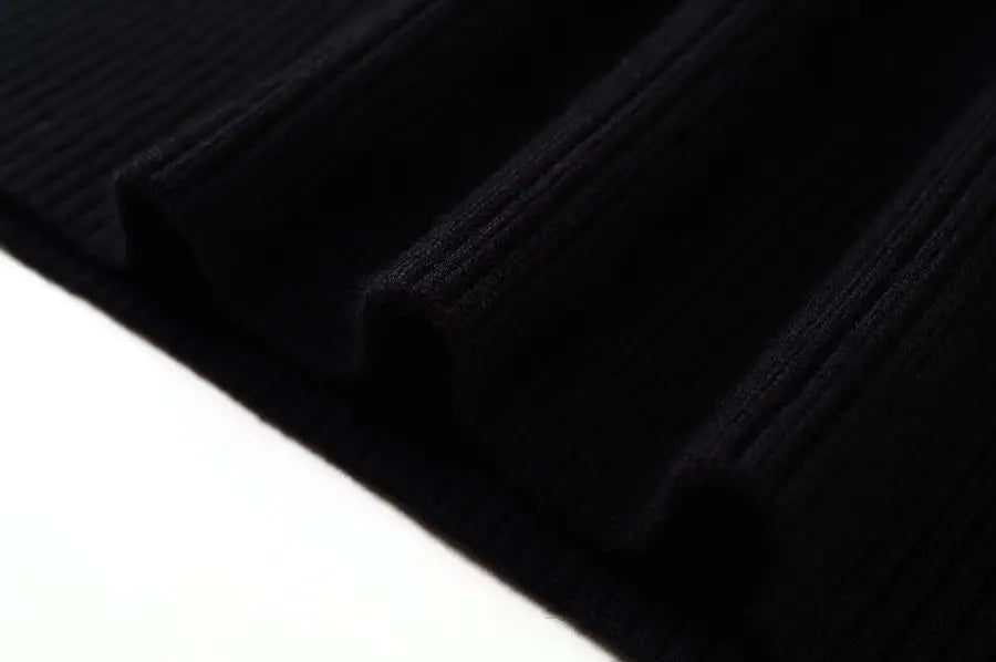 AS woman clothes knitting zipper collar tops and knitted skirt cover knee Autumn-winter collection