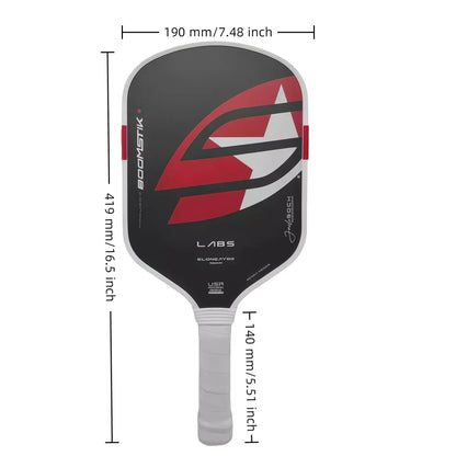 Selkirk-Style T700 Carbon Fiber 5th Gen Pickleball Paddle, Boomstick Core, Hot-Pressed