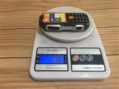 Mini Rugged Mobile Phone, 1.8", Push Button,Dual Sim, BT,Dual Flashlight, MP3,Wireless FM,BigHorn Dustproof Shockproof CellPhone