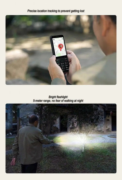 Feature Phone with Touch Screen Smartphone Wifi 5G/4G Global Languages Removable battery Big Buttons 3.54"inch Senior Cell Phone