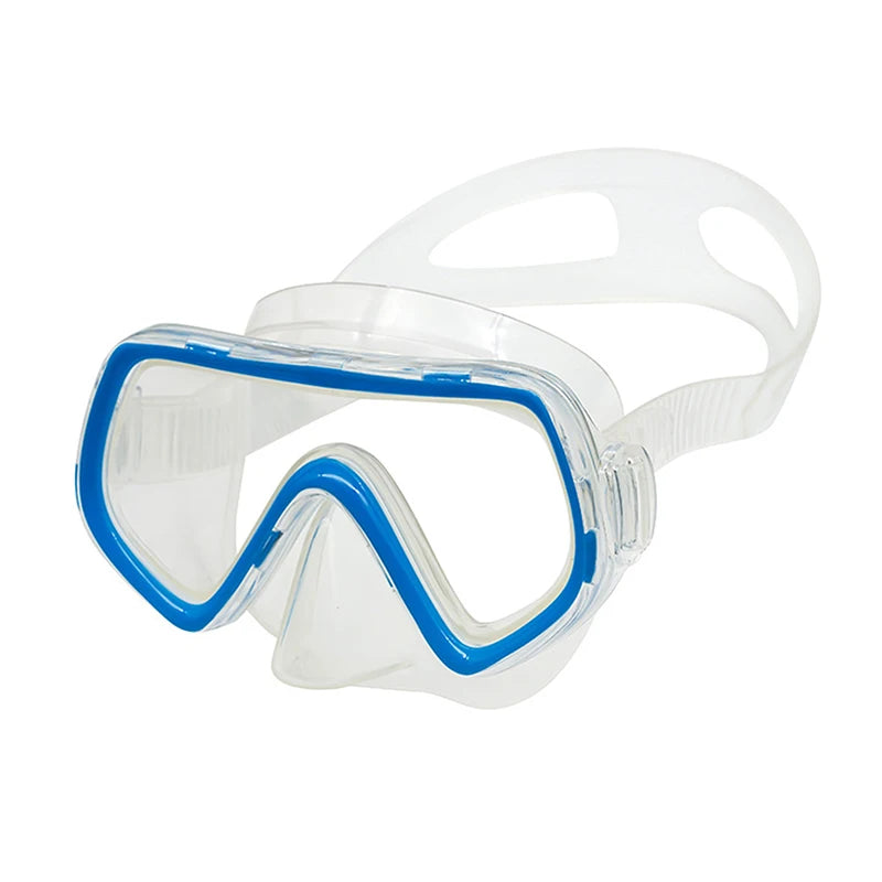 Diving Mask Waterproof Swimming Goggles Panoramic HD For Adult Youth Silicone Skirt Anti-Fog With Nose Cover Swimming Equipment