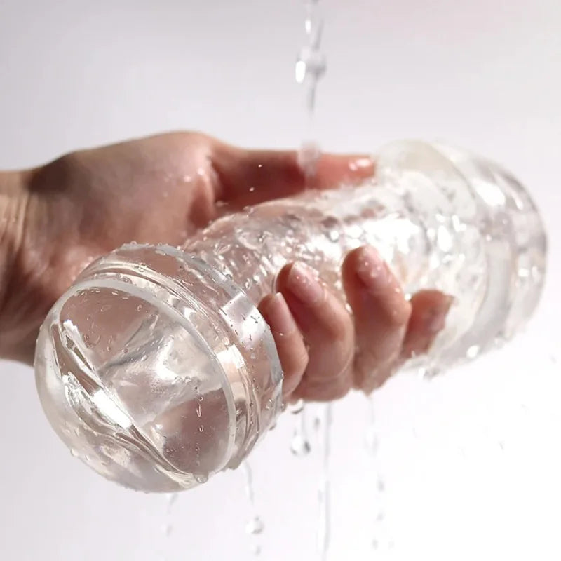 Sex Adult Toys Male Sex Products Masturbator Cup Soft Pussy Transparent Vagina Anal Adult Exercise Supplies Pocket Cup for Men