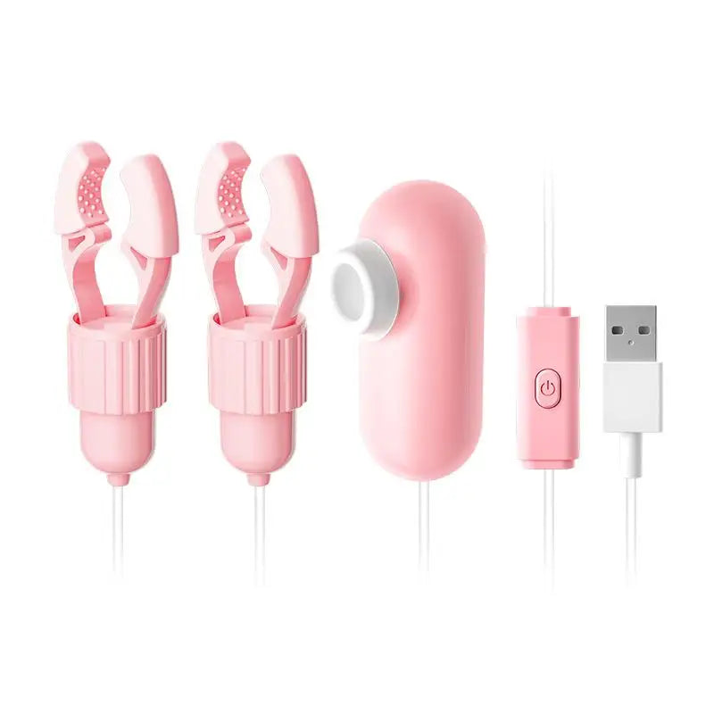 Adults 18+ Female Masturbator Sex Toys Nipple Clamps Vibrator Women Tongue Licking Strong Sucking Breast Massage Vibrating Toys