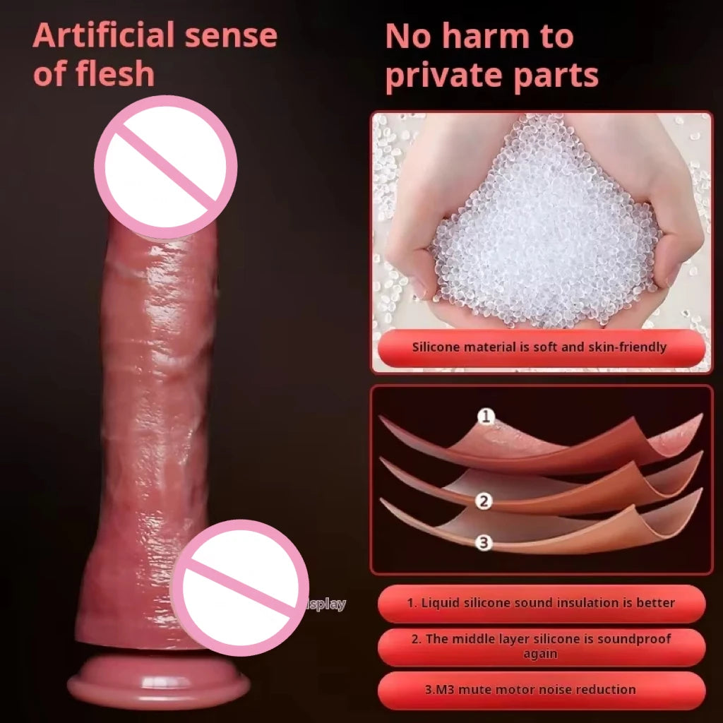 Realistic Dildo Penis, Wireless Remote Control, Vibrating Massager, Female Sex Toys, Anal Plug Masturbator 18 + Adult Products