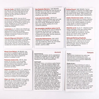 English Adult Sexual Position Cards Role Playing Games Bedroom Commands Sex Toys for Couples 18+ Erotic Products  Sex Toys