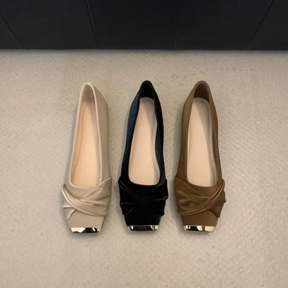 Shoes Woman 2026 Low Heels Female Footwear Autumn Square Toe Casual Sneaker New Summer Comfortable Dress Fall Lace-Up Flat Rome