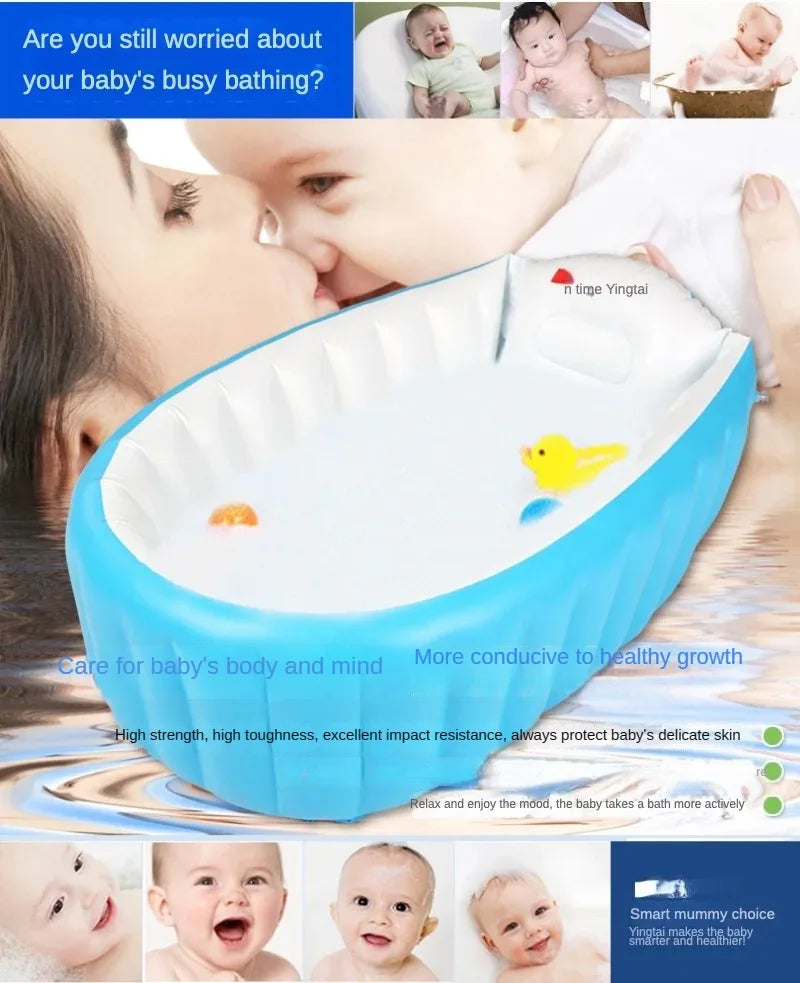inflatable bathtubs, large-sized thickened non-adult swimming pools, baby water basins