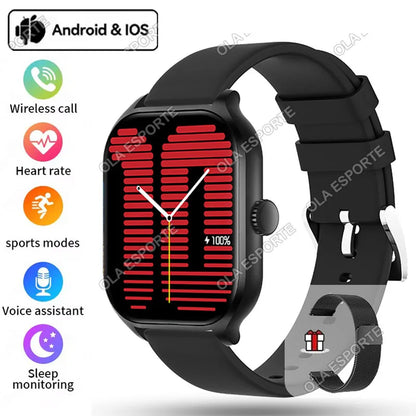 Sports Smart Watch Fitness Clock Health Monitor Waterproof Smartwatch Wireless Bluetooth Call Watches Men Women Smartwatch 2025