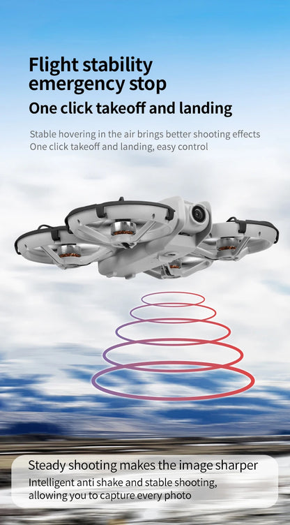 RC Dron with Glasses WIFI FPV H36 Drone Wide Angle HD 4K Camera Height Hold RC Foldable Quadcopter Dron Helicopter Toys Gifts