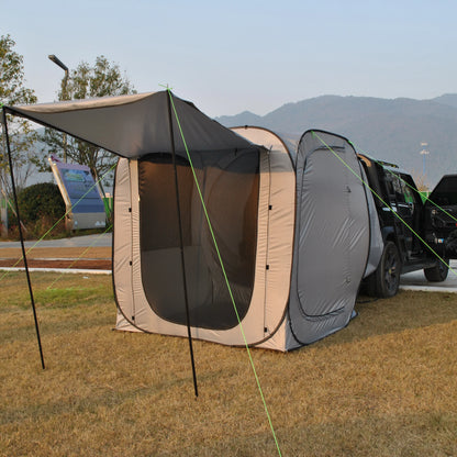 Car Tent trailer Tent, Car Tailgate Tent,Pop Up Car Rear Tent, SUV Tents Car Tents for Campers Multipurpose Truck Tent