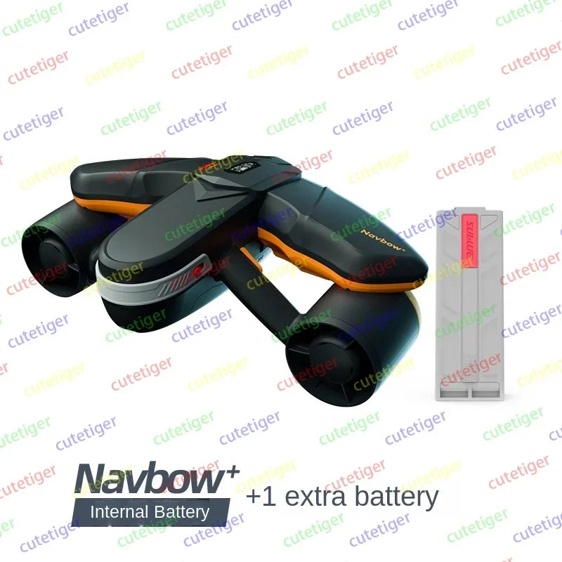 Handheld electric assisted diving booster。Underwater thruster