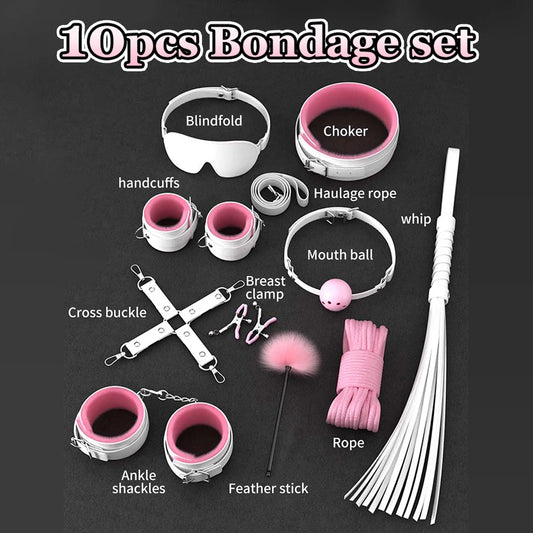 Sex toys for women BDSM sexual couples kit Adult Sexy Toys sexyshop erotic accessories handcuffs for session Anal plug sex game