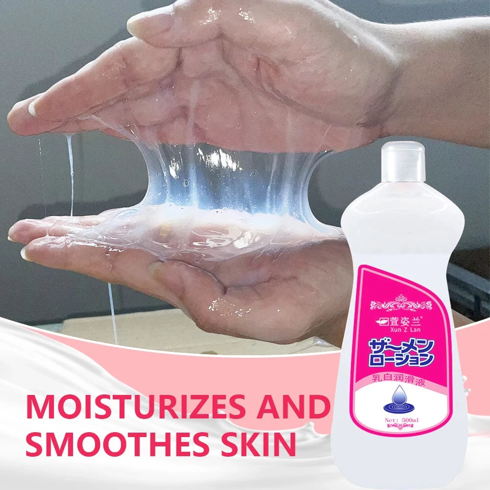 Adult Products  Aqueous Solution Lubricant Easy to Clean Colorless Odorless Safe and Healthy Gay Vaginal Anal Lubricant 500ML