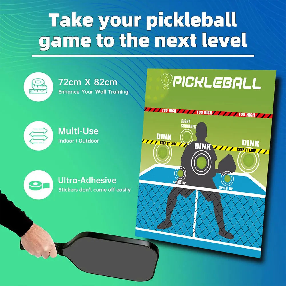 Pickleball Practice Board Pickleball Practice Pads Pickleball Training Dink Pad for Outdoor & Indoor Court Use