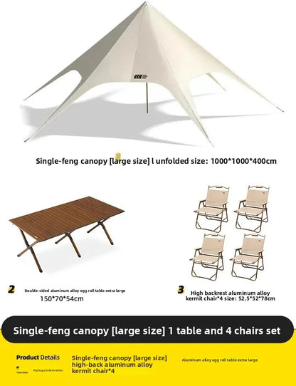 Tent, Large Outdoor Giant Camp, Rain and Sun Protection, Suitable for Outdoor Camping