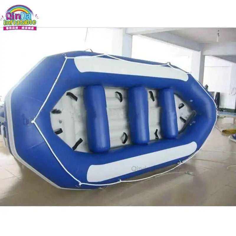 Water Paddle Boat PVC Tarpaulin Inflatable Surfing Board For Rental