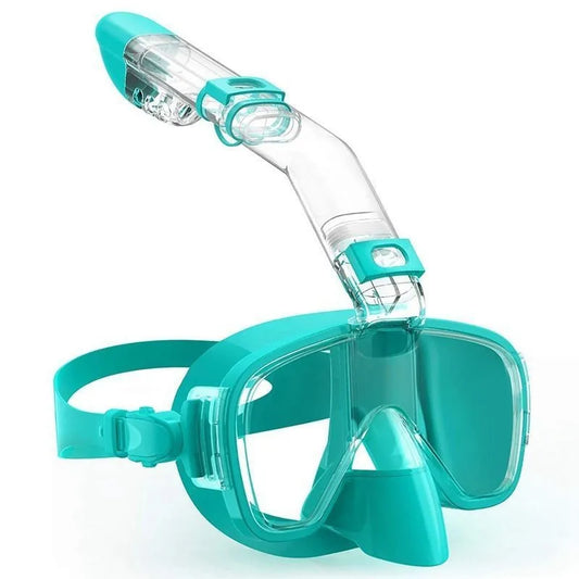 Breathable Diving Mask: Waterproof, Anti-Fog, Full-Dry Snorkel Mask for Adults